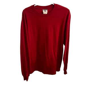 Gildan Men's Red Long Sleeve Shirt